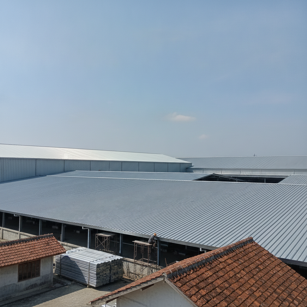 Pak, Spandek Lebih Bagus dari Genteng Metal Nggak untuk Atap Gudang Saya?